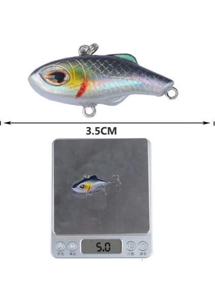No.9 Tarzı Yeni 3.5cm 5g Kış Crankbait Wobbler Batan Balıkçılık Crankbaits Vib Cazibesi Buz Sert Cazibesi Mini Wobblers Crankbait Deniz Balıkçılık Cazibesi (Yurt Dışından) indirimleri