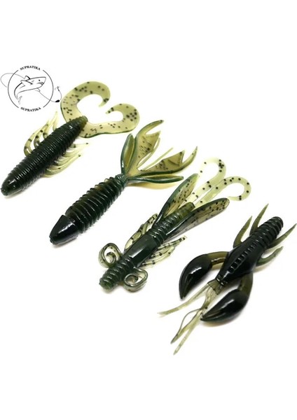 1c Tarzı 60 mm 4 Adet Wobbler Silikon Yem Solucan Istakoz Balıkçılık Cazibesi 2g Karides Kertenkele Şamandıra Wobbler Jig Döner Twintails Deniz Balıkçılık Yem (Yurt Dışından) fiyatları