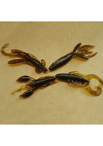 1c Tarzı 60 mm 4 Adet Wobbler Silikon Yem Solucan Istakoz Balıkçılık Cazibesi 2g Karides Kertenkele Şamandıra Wobbler Jig Döner Twintails Deniz Balıkçılık Yem (Yurt Dışından) modelleri