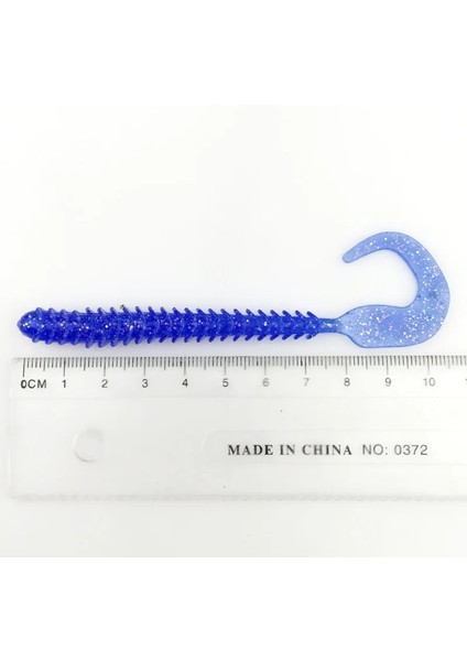 G Tarzı 5pcslot Balıkçılık Solucanları Kıvırcık Yumuşak Lures 10.5cm 3g Pesca Jig Wobbler Yapay Silikon Yem Bas Sazan Isca Swimbaits Mücadele (Yurt Dışından) fırsatları