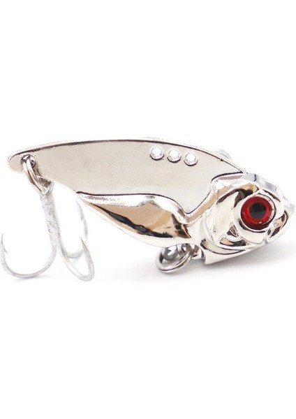 Metal Gümüş Tarzı 20G G 3D Eyesmetal Vib Blade Cazibesi Batan Titreşim Yemler Yapay Vibe Bas Pike Levrek Balıkçılık Için 12 Renk (Yurt Dışından)
