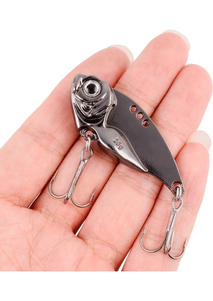 C-2 Kanca Stili 20G 1 Adet Vıb Kaşık Balıkçılık Cazibesi Metal Er Balıkçılık Yemi Crankbait Bas Yapay Sert Yemler Ağustosböceği Vıb Olta Takımı (Yurt Dışından)