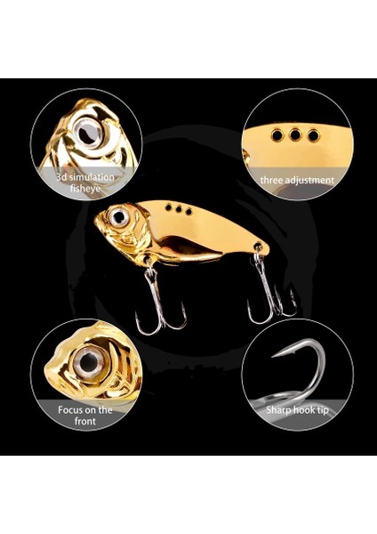 C-2 Kanca Stili 20G 1 Adet Vıb Kaşık Balıkçılık Cazibesi Metal Er Balıkçılık Yemi Crankbait Bas Yapay Sert Yemler Ağustosböceği Vıb Olta Takımı (Yurt Dışından) indirimleri