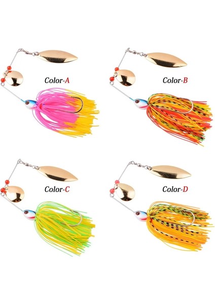 Renk 21 Stili Er Yem 10G 16G 17G Metal Cazibesi Sert Balıkçılık Cazibesi Er Cazibesi Erbait Pike Döner Balık Takımı Wobbler Balıkçılık (Yurt Dışından) modelleri