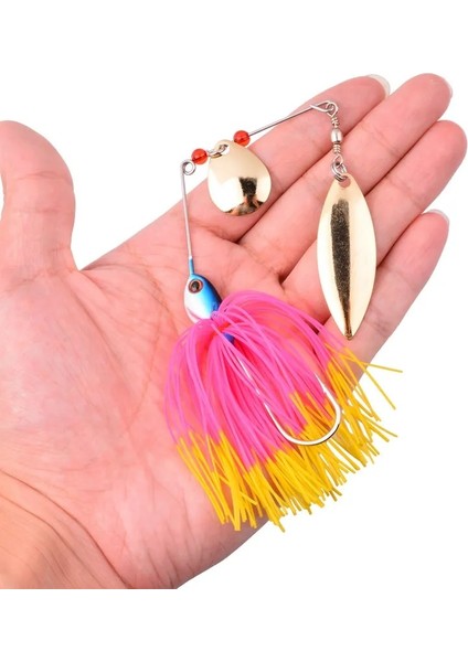 Renk 21 Stili Er Yem 10G 16G 17G Metal Cazibesi Sert Balıkçılık Cazibesi Er Cazibesi Erbait Pike Döner Balık Takımı Wobbler Balıkçılık (Yurt Dışından) fırsatları