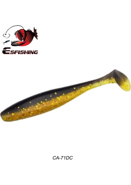 CA71DC Stili 100MM 6 Adet Esfıshıng Es Kolay Parlatıcı Balık Tutma Yemleri Yumuşak Yem Büyük Alabalık Yemleri Cazibesi Crankbait Iscas Yapay Pesca (Yurt Dışından)