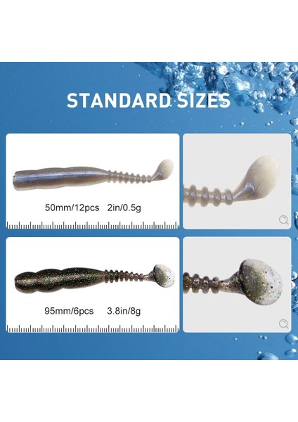 CA92DC Stili 50MM 12 Adet Esfıshıng Sıcak Cazibesi Kaya Viber Shad G 8g Kaya Parlatıcı Balıkçılık Cazibeleri Deniz Yemi Yumuşak Cazibesi Alabalık Çipura Yemi Pesca (Yurt Dışından) fırsatları