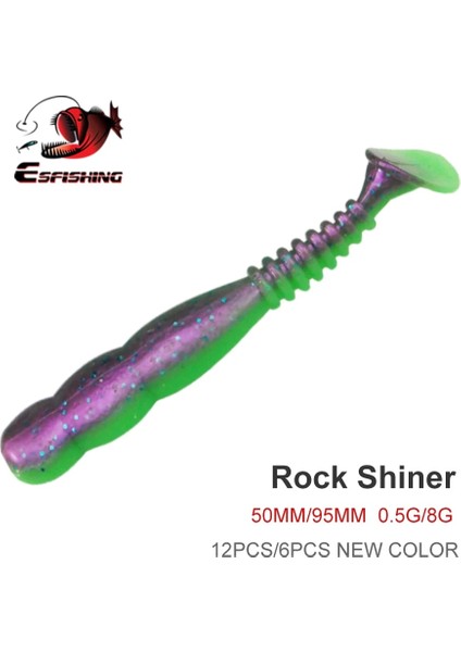 CA24 Stili 95MM 6 Adet Esfıshıng Sıcak Cazibesi Kaya Viber Shad G 8g Kaya Parlatıcı Balıkçılık Cazibeleri Deniz Yemi Yumuşak Cazibesi Alabalık Çipura Yemi Pesca (Yurt Dışından) fiyatları