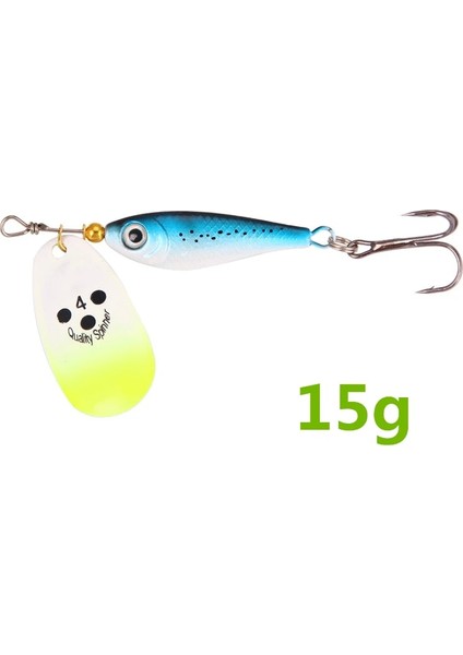 No.8 Stili 1 Adet Dönen Metal Er Balıkçılık Cazibesi Sert YEM11G15G20G Yapay Yem Wobblers Balıkçılık Yemi Sazan Bas Pike Olta Takımı (Yurt Dışından)