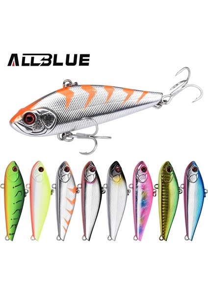 B Rengi Stili Allblue Satıldı 80S Balıkçılık Cazibesi Batan Vıb Lipless Crankbaits Sert Yapay Titreşim Yemi Kış Buz Tuzu Olta Takımı (Yurt Dışından) fiyatları