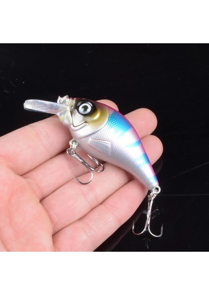 Ben Stil .5cg Sert Vıb Yemler Balık Tutma Minnow Yemi Tiz Kancalar Batan Crankbait Wobblers Olta Takımı 3deyes (Yurt Dışından)
