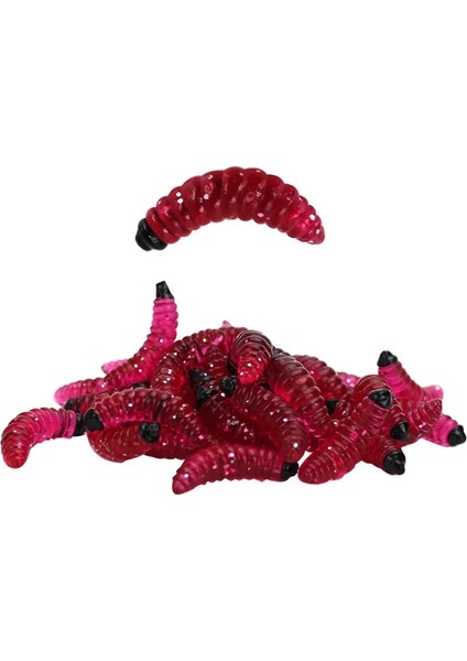 No.1 Tarzı 10 Parça Balıkçılık Yemi Solucan Larva Yüzen Yumuşak Yem Silika Jel Yapay Yem Jig Wobblers Bas Sazan Pesca Olta Takımı Cazibesi (Yurt Dışından)