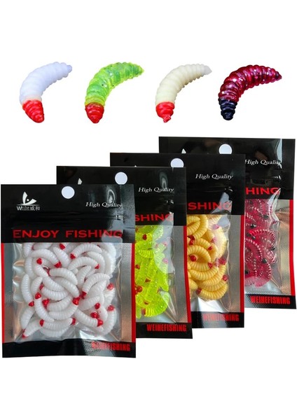 No.1 Tarzı 10 Parça Balıkçılık Yemi Solucan Larva Yüzen Yumuşak Yem Silika Jel Yapay Yem Jig Wobblers Bas Sazan Pesca Olta Takımı Cazibesi (Yurt Dışından) modelleri