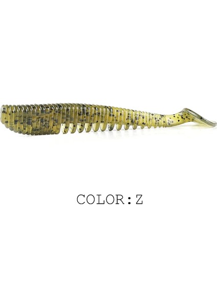 Z Stili 95MM 5 Adet Upercontinent Balıkçılık Lures Yumuşak Cazibesi Suni Yem Predator Turna ve Pike Için Mücadele (Yurt Dışından)