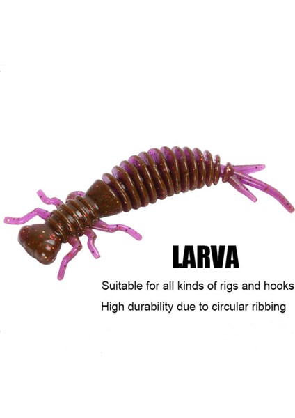 No.2 Tarzı 1.2g 5.5cm Lot Solucan Larva Yumuşak Yemler 5.5cm.5cmcm Yapay Silikon Yem Jig Wobblers Bas Sazan Pesca Olta Takımı (Yurt Dışından) indirimleri