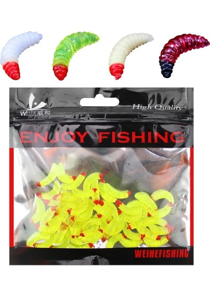 No.4 Tarzı 10 Parça Açık Kış Balıkçılığı Biyonik Yumuşak Yem Yaprak Biti 2cm.5g Yapay Imalat Yumuşak Yem Lavabo Balıkçılık Aksesuarları Cazibesi (Yurt Dışından)