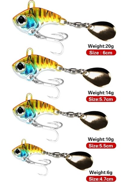 No.2 Tarzı 10G 5.5cm G-20G Küçük Mino Balıkçılık Yemi Batan Jerkbait Vıb Wobblers Derin Dalış Batan Deniz Okyanusu Yapay Plastik Yem (Yurt Dışından)
