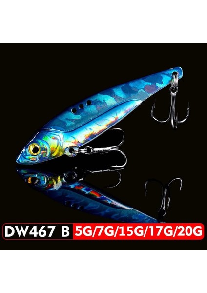 Renkb Stili 15G-6.3CM 1 Adet Vıb Cazibesi 3D Gözler Kalem 5g 7g 15G 17G 20G Dengeleyici Spooer Boyama Balıkçılık Cazibesi Sert Yem Olta Takımı Tiz Kanca (Yurt Dışından)