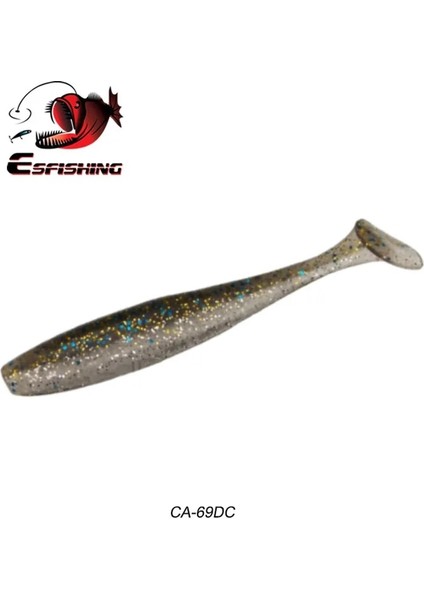 CA69DC Stili 76MM 20 Adet Kesfıshıng Es Kolay Parlatıcı Shad Balıkçılık Cazibesi Yumuşak Yem Pesca Sazan Balık Tutma Tuzu Yeni Yem (Yurt Dışından)