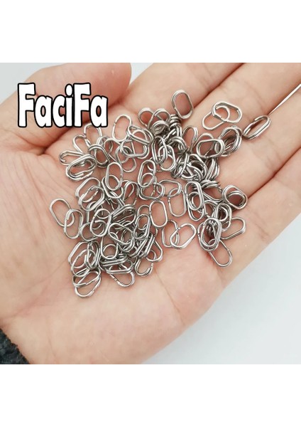 50 Adet 5.5 Tarzı Paslanmaz Çelik Balıkçılık Bölünmüş Halka Oval Bölünmüş Çift Halka Konnektör Balıkçılık Aksesuarları Balıkçılık Yapış Cazibesi Kanca (Yurt Dışından) indirimleri