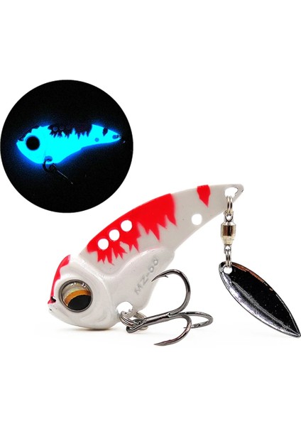 Renk 19 Stili MZ60 17G Thetıme MZ55 60METAL Vib Blade Glow Ağustosböceği Cazibesi G 17G Batan Kuyruk Er Yemler Bibe Bas Pike Levrek Balığı (Yurt Dışından)