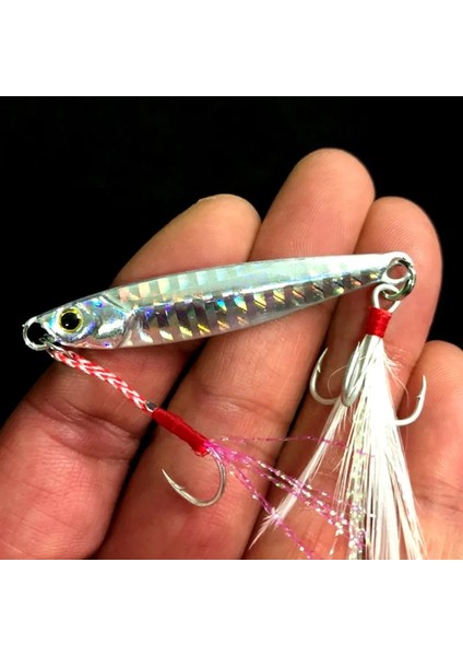 G Gümüş Tarzı 15G Balıkçılık Glow Jigs 15G.5CM 7gggg Jigbait Cazibesi Shore Cast Decoys Metal Yem Yapay Lureece Satış (Yurt Dışından)