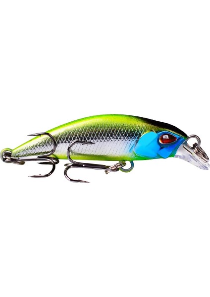No.5 Tarzı Sert Yem 1 Adet Balıkçılık Lures Minnow Yüzen Wobbler Balıkçılık BAIT54MM Yapay Sert Yem Pike Pesca Sazan Levrek Jig Cazibesi Olta Takımı (Yurt Dışından)
