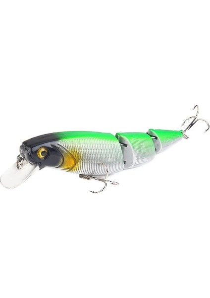 No.7 Tarzı 1 Adet Wobblers Balıkçılık Cazibesi Çok Bölümlü Sert Baitg Yapay Yem Minnow Cazibesi Crankbait Levrek Sazan Olta Takımı Cazibesi (Yurt Dışından)