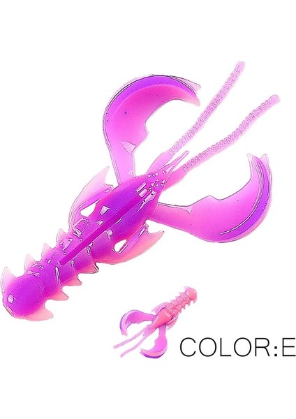 T Stili 40MM 20 Adet 0.9g Supercontinent Crazy Istakoz Yumuşak Plastik Cazibesi Balıkçılık Yemleri Cazip Karides Kokulu Tuz Wobbler (Yurt Dışından) fiyatları
