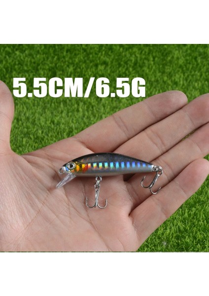 H269-4 Stili Yeni Batan Minnow Balıkçılık Cazibesi G Mini Yapay Yem Sert Wobbler Pike Bass Için Tüm Su Crankbait (Yurt Dışından) modelleri