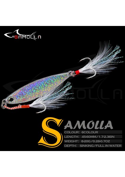 Kırmızı Kafa Stili 20G Metal Jig Balıkçılık Cazibesi Bas Balıkçılık Jig Ağırlıkları Holografik Trolling Tuzlu Su Lures Isca Yapay Balık Takımı Pike (Yurt Dışından) fiyatları