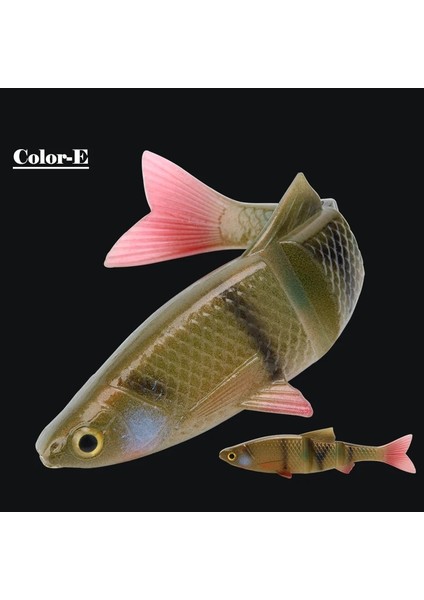 Renk-E Stili 7.4g Spinpoler 3D Baitfking Cazibesi 3 Bölüm Swimbait Yumuşak Balık Yemi 4.5g 9g 19G Pikebass Balıkçılık Tatlı Su Tuzlu Su Cazibesi (Yurt Dışından)