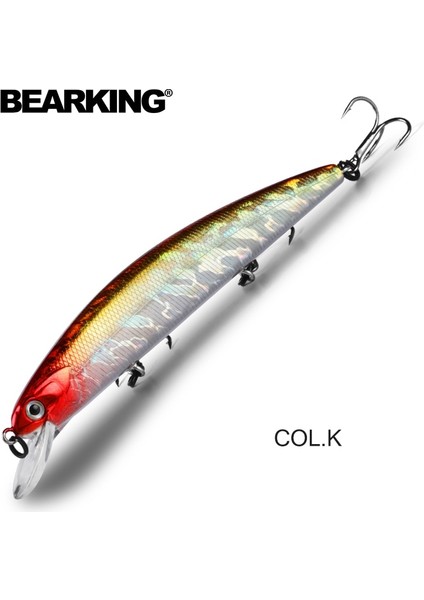 K Tarzı Bearking 11CM 17G Dalış Süper Ağırlık Sistemi Uzun Döküm Sp Minnow Yeni Model Balıkçılık Sert Yem Si Sallananları Cezbeder (Yurt Dışından)
