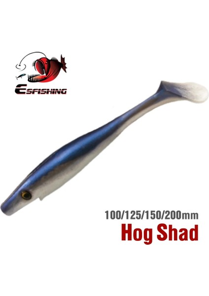 CA90DC Stili 125MM 4 Adet Kesfıshıng Balıkçılık Lures Yumuşak Domuz Shad Yumuşak Yem Jig Cazibesi Pesca 20CM Büyük Lures Deniz Balıkçılık Wobblers (Yurt Dışından) fiyatları