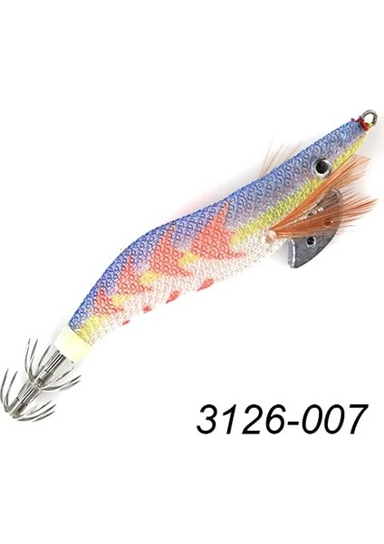 3126-007 Stili 120MM15G Ftk 1pclot Sahte Karides Kanca Ahşap Yem Balıkçılık Cazibesi Wobbler Kalamar Jig Sert Yem Yapay Cazibesi Jig Cazibesi Ahtapot Yem 624 (Yurt Dışından)