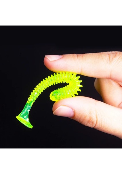 G Tarzı Kolay Parlatıcı Silikon Solucanlar Yumuşak Yemler 5cm 0.7g Jig Wobblers Balıkçılık Lures Yapay Swimbaits Bas Sazan Mücadelesi Için (Yurt Dışından) fırsatları