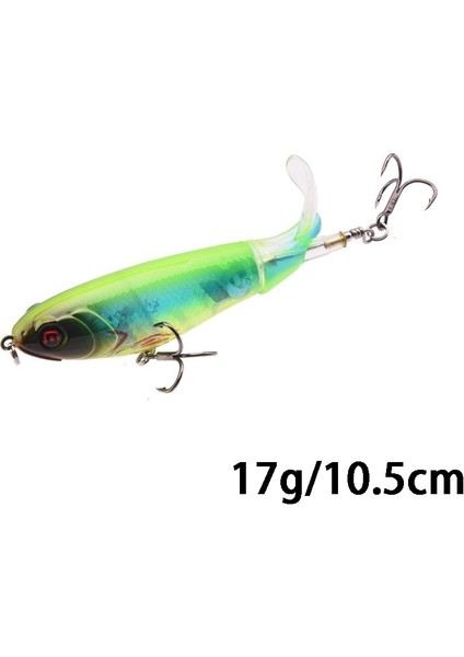 17G 08 Tarzı Goture Whopper Popper 10CMCMCM Topwater Balık Tutma Cazibesi Blowups Turna Yemleri Dönen Kuyruk Olta Takımı Crankbait Wobblers (Yurt Dışından)