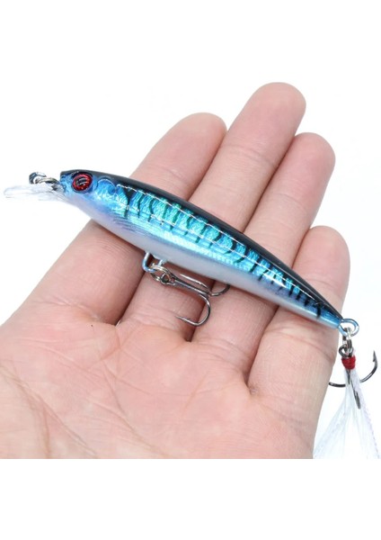 No8 Tarzı 1 Adet Minnow Balıkçılık Cazibesi G Batan Sert Yem Wobbler Jig Yem Crankbait Sazan Çizgili Bas Pesca Olta Takımı Swimbait (Yurt Dışından) fiyatları