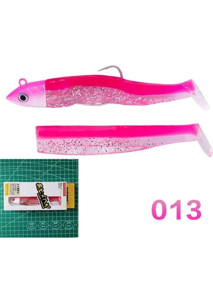 No.13 Tarzı 100 mm Jig Kafa 25G Hunthouse Black Minnow G G G Easy Shiner Fishing Lure Soft Lure Jig Bait Bass Pike Fishing Leurre Souple (Yurt Dışından)