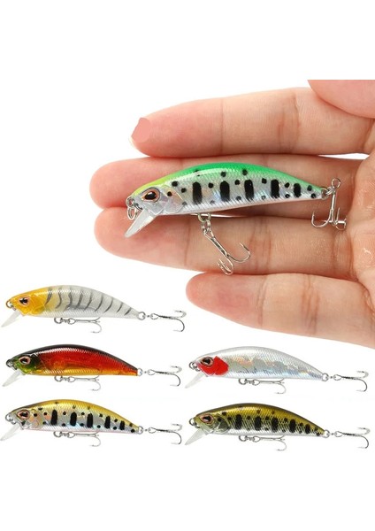 No.13 Tarzı Balık Yemi 1 Adet Balıkçılık Yemi Minnow Batan Wobblers Sert Yem Yapay Yem Alabalık Sert Cazibesi Jerkbait Crankbait Bas Olta Takımı (Yurt Dışından)