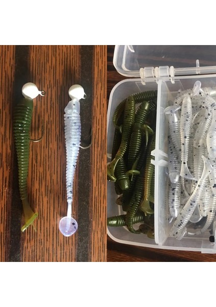 C Stili Kolay Parlatıcı Silikon Solucanlar Yumuşak Yemler 5cm 0.7g Jig Wobblers Balıkçılık Lures Yapay Swimbaits Bas Sazan Mücadelesi Için (Yurt Dışından) indirimleri