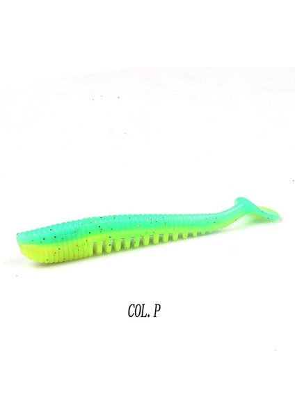 Col.p Stili 110MM 4 Adet Bearkıng 5cm 8cm 9.5cm 11CM Balıkçılık Lures Yumuşak Cazibesi Yapay Yem Predator Turna ve Bas Için Pisliklerle Mücadele (Yurt Dışından)