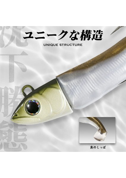 Kafa 009 Stili 85 mm Jig Kafa 12G Hunthouse Black Minnow G G G Easy Shiner Fishing Lure Soft Lure Jig Bait Bass Pike Fishing Leurre Souple (Yurt Dışından) indirimleri