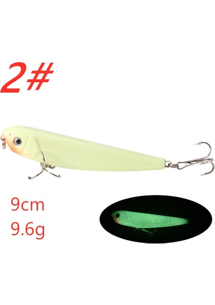 2 - Kalem Tuzağı Stili Yapay Balıkçılık Cazibesi Wobbler Aydınlık Glow Asma Minnow Crankbaits Vıb Kalem Wobblers Sert Yemler Batan Lures Pesca (Yurt Dışından)