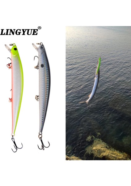 191-5 Style 1 Adet Balıkçılık Lures 12.5cmg Minnow Cazibesi Çıngırak Yüksek Li Sert Yem Crankbait Wobbler Olta Takımı Leurre Peche Pike Için (Yurt Dışından)