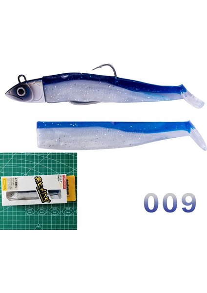 No.9 Tarzı 70 mm Jig Kafa 7g Hunthouse Black Minnow G G G Easy Shiner Fishing Lure Soft Lure Jig Bait Bass Pike Fishing Leurre Souple (Yurt Dışından)