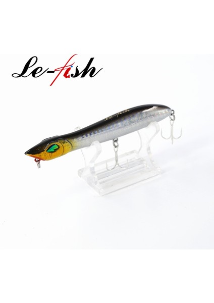 Renk G Stili 105MM 10.5g Le Balık Yeni Balıkçılık Cazibesi Yemler Yüzey G 10.5g 10G Üst Su Popper Yılan Kafası Wobbler (Yurt Dışından) fırsatları