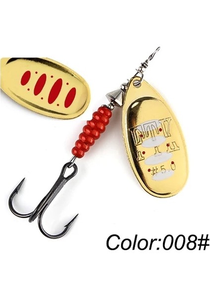 No.8 Stili 12.5g Ftk Balıkçılık Cazibesi Söğüt Yemi 8.4G12.5G14.7G Bakır Boyut 3 #-5 # Br Tiz Kancalı 2 # - # Sert Yem (Yurt Dışından)