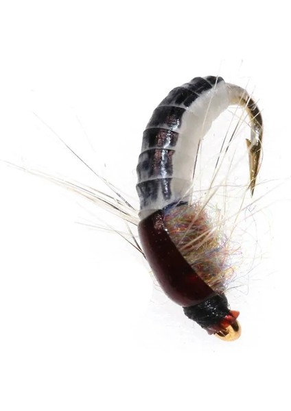 6 Adet YK0183G Tarzı 6 Adet Balıkçılık Lures Sinek Geyik Saç Böceği Alabalık Sinek Balıkçılık Sinek Yemi #12 Yünlü Solucan Kahverengi Caddis Perisi Balıkçılık Cazibesi (Yurt Dışından) fırsatları