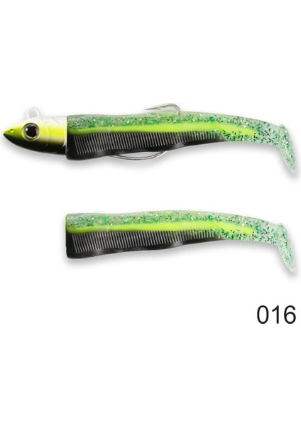 No.16 Tarzı 100 mm Jig Kafa 25G Hunthouse Black Minnow G G G Easy Shiner Fishing Lure Soft Lure Jig Bait Bass Pike Fishing Leurre Souple (Yurt Dışından)